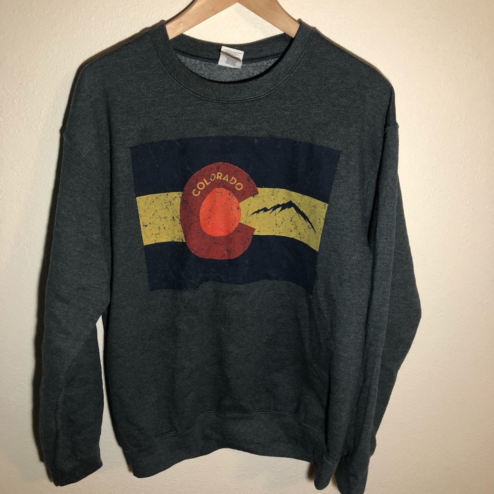 Colorado grey crewneck sweatshirt